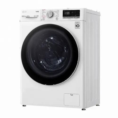 Mașină de spălat LG F2WV5S8S0E, 8,5kg, Alb