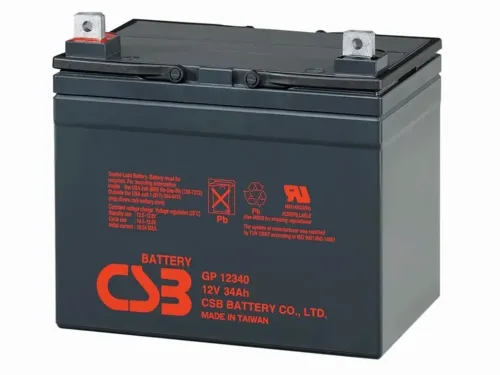 Аккумулятор для резервного питания CSB GP12340, 12В 34