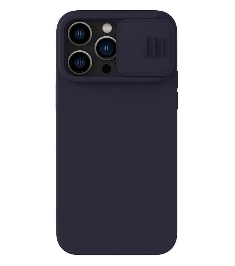 Nillkin Apple iPhone 14 Pro, CamShield Silky Silicone Case, Dark Purple