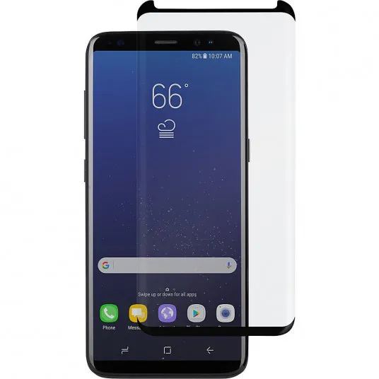 Sticlă de protecție QUMO IonGlass - Galaxy S8+, Negru