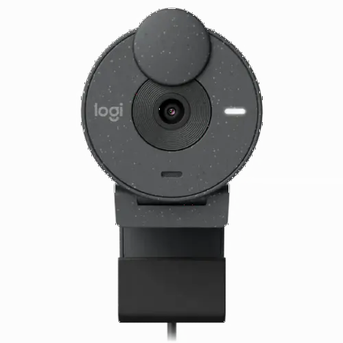 Cameră Web Logitech BRIO 300, Full-HD 1080P, Gri