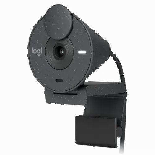 Cameră Web Logitech BRIO 300, Full-HD 1080P, Gri