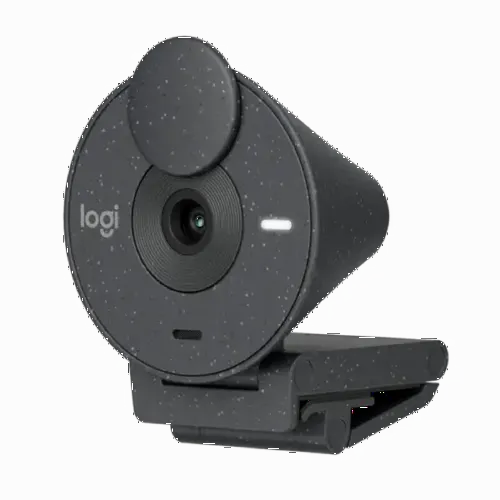 Cameră Web Logitech BRIO 300, Full-HD 1080P, Gri