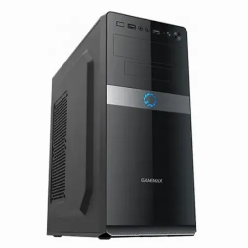 Компьютерный корпус Sohoo 5908BG, Midi-Tower, ATX, Черный/Серый