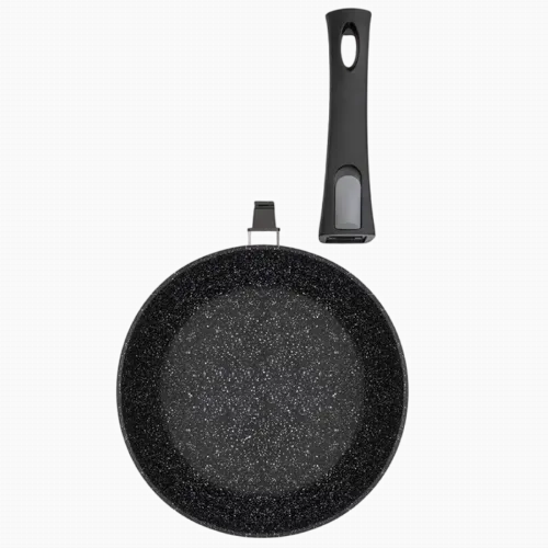 Сковорода RESTO 93012, 24cm, Чёрный