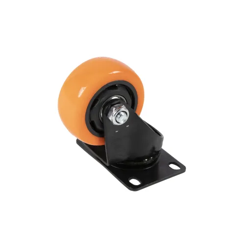 Roata pivotanta Micul Fermier PORTOCALIE 75 mm