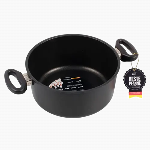 Сотейник AMT Gastroguss AMT-1024-EZ500-L, 3л, 24см, Чёрный