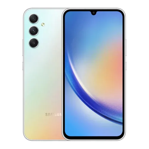 Смартфон Samsung Galaxy A34, 8Гб/256Гб, Серебристый