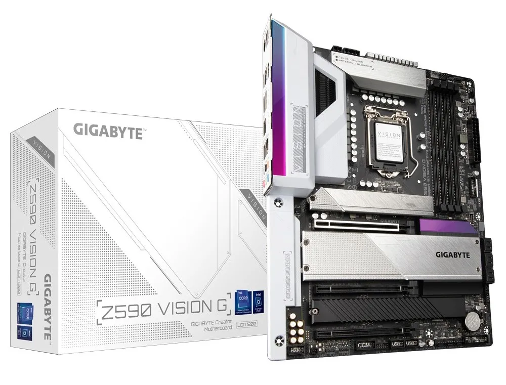 Материнская плата Gigabyte Z590 VISION G, LGA1200, Intel Z590, ATX