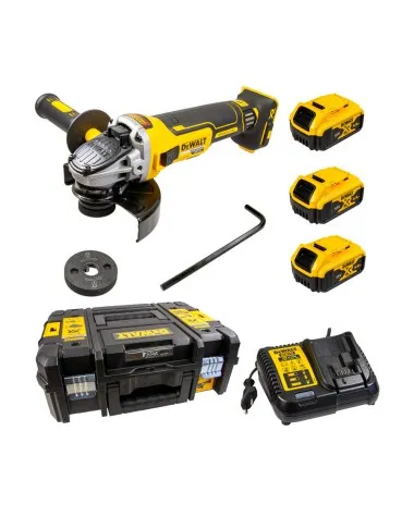 Polizor unghiular cu acumulator DeWALT DCG405P3 125mm Li-Ion 3x18V