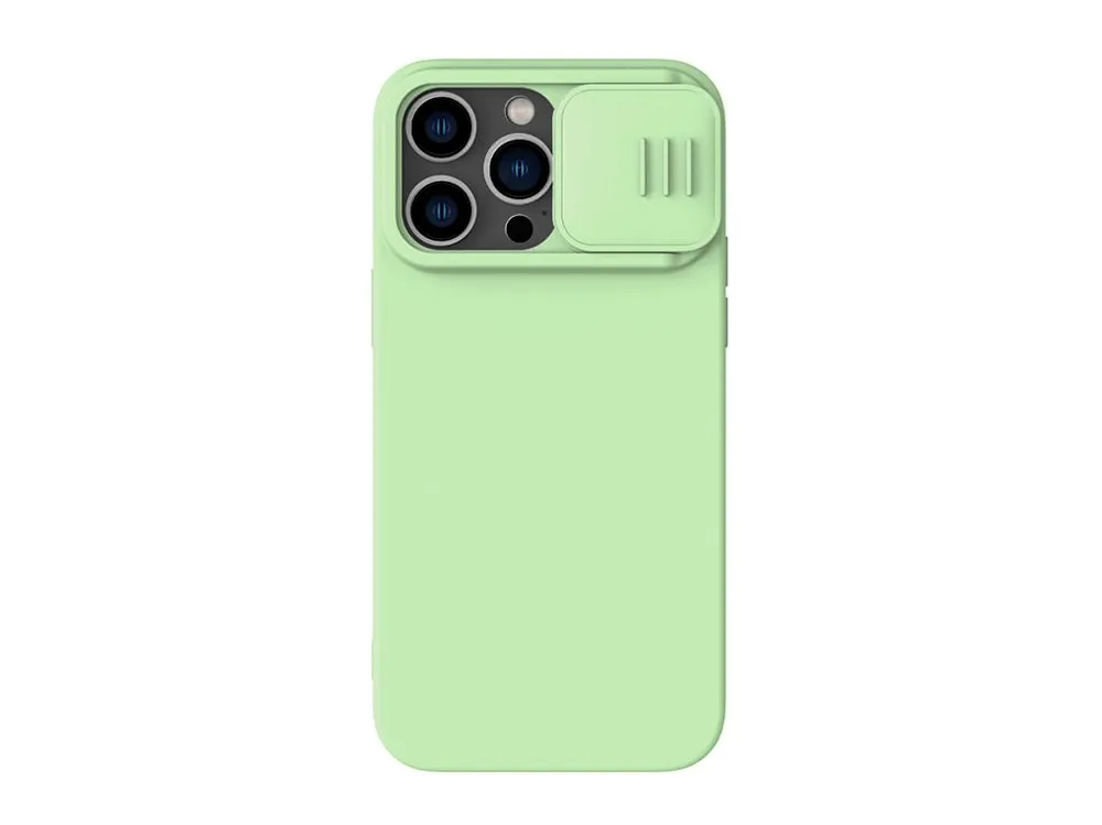 Nillkin Apple iPhone 14 Pro, CamShield Silky Silicone Case, Mint Green