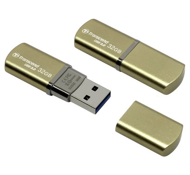 USB Flash накопитель Transcend JetFlash 820, 32Гб, Золотистый