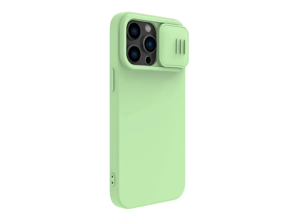 Nillkin Apple iPhone 14 Pro, CamShield Silky Silicone Case, Mint Green