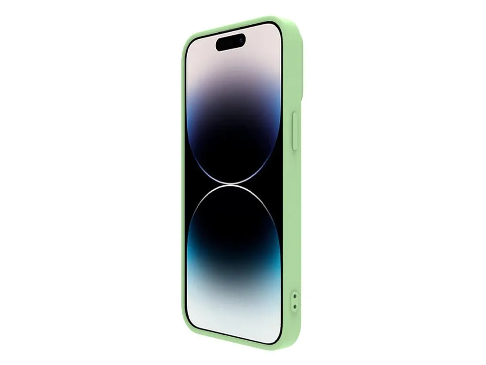 Nillkin Apple iPhone 14 Pro, CamShield Silky Silicone Case, Mint Green