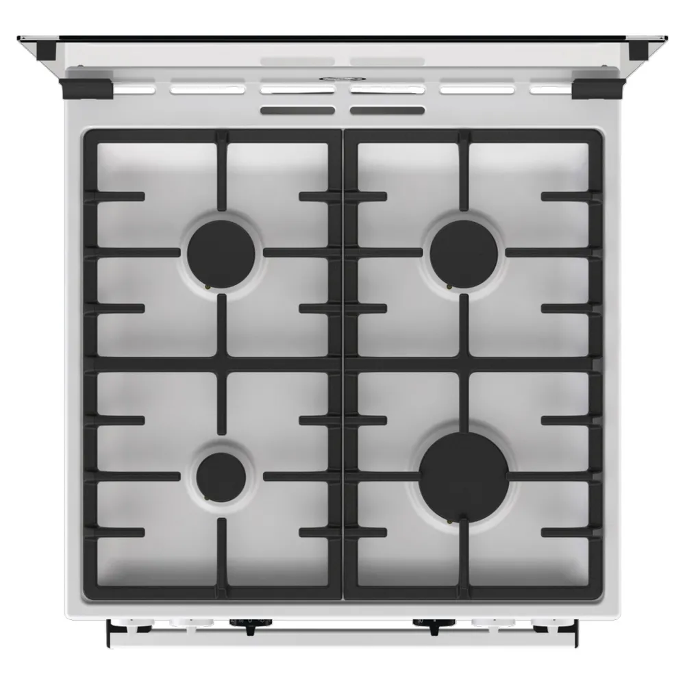 Plită pe gaz Gorenje Extra Steam KS6350WF, Alb