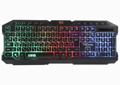Set Tastatură + Mouse + Mouse Pad QUMO Mystic, Cu fir, Negru