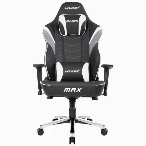 Игровое кресло AKRacing MASTERS Max, Искусственная кожа, Белый