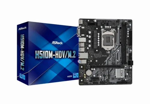 Placă de bază ASRock H510M-HDV/M.2, LGA1200, Intel H510, Micro-ATX
