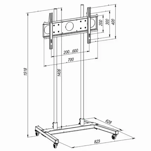 Mobile Stand for Displays  KSL PS3; 32-65