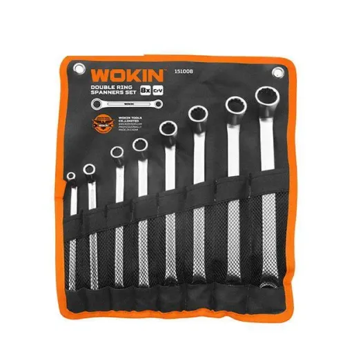 Set de 8 chei inelare duble Cr-V WOKIN