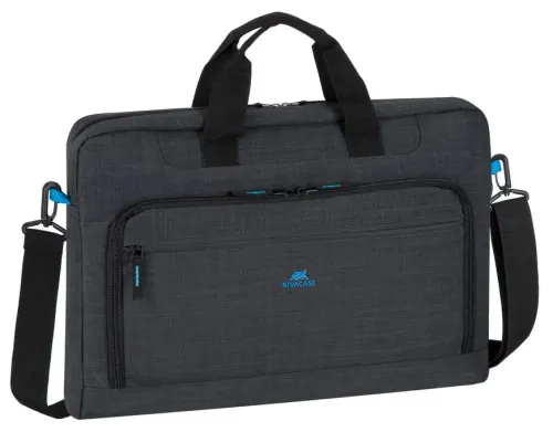 Geantă pentru Laptop RivaCase Regent, 17.3", Poliester, Negru