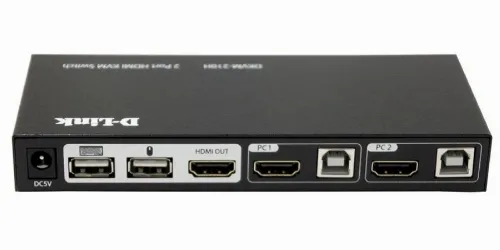 KVM Переключатель D-Link DKVM-210H/A1A, 1,5м
