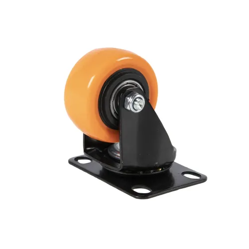 Roata pivotanta Micul Fermier PORTOCALIE 50 mm