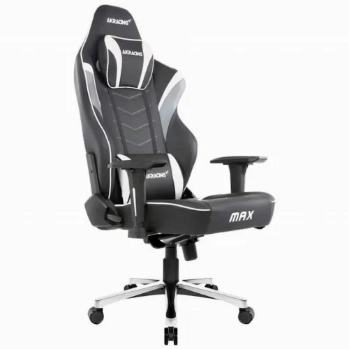 Игровое кресло AKRacing MASTERS Max, Искусственная кожа, Белый