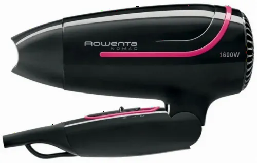 Компактный фен Rowenta Nomad CV3323F0, 1600 Вт, Чёрный