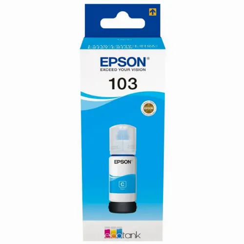 Recipient de cerneală Epson 103 EcoTank, 65ml, Cyan