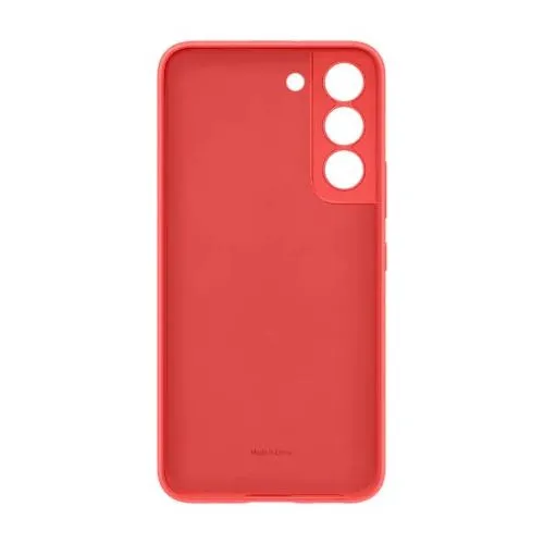 Чехол Samsung Silicone Cover for Galaxy S22, Красный