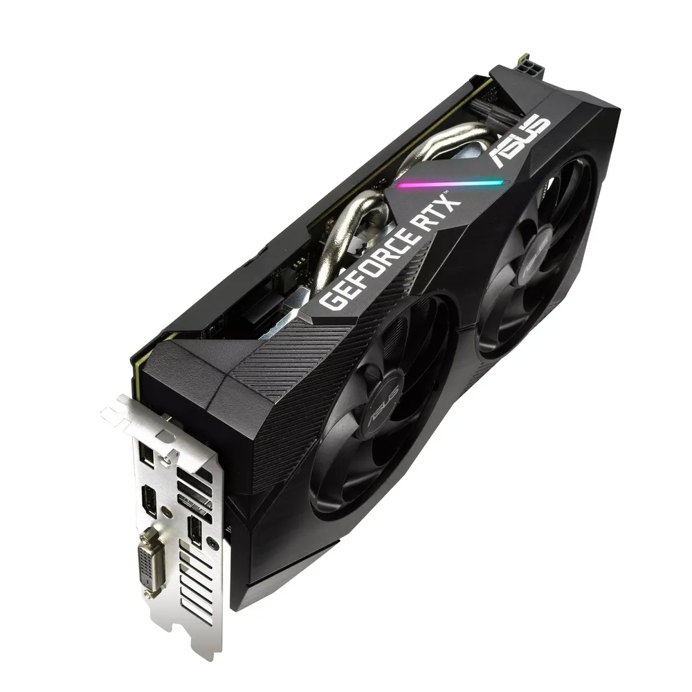 Видеокарта ASUS DUAL-RTX2060-12G-EVO, 12ГБ GDDR6 192бит