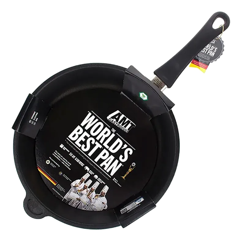 Tigaie AMT Gastroguss I-728-E, 3,8L, 28cm, Negru