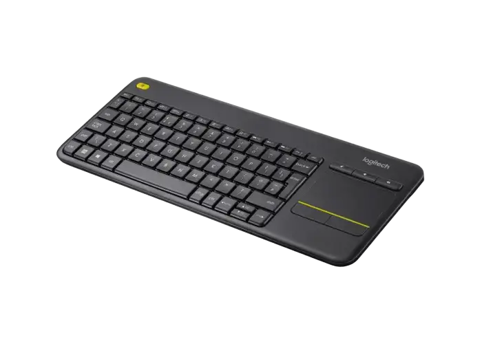 Клавиатура Logitech K400 Plus, Беспроводное, Чёрный