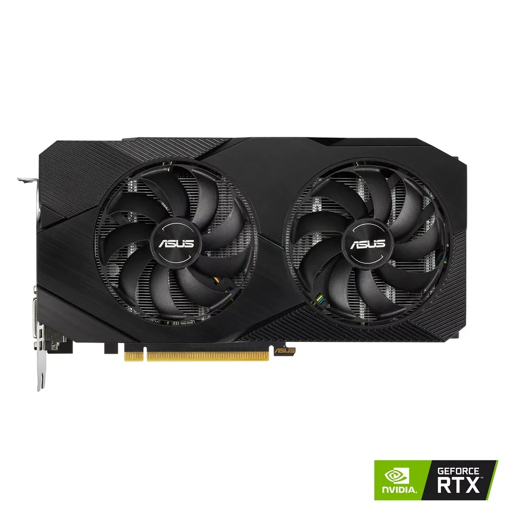 Видеокарта ASUS DUAL-RTX2060-12G-EVO, 12ГБ GDDR6 192бит