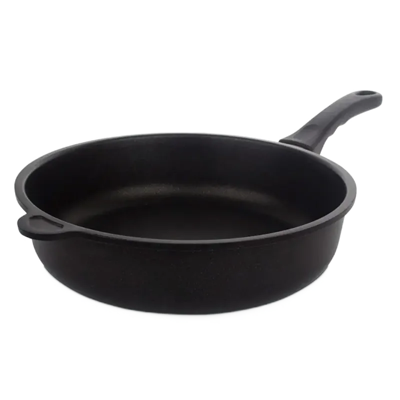 Tigaie AMT Gastroguss I-728-E, 3,8L, 28cm, Negru