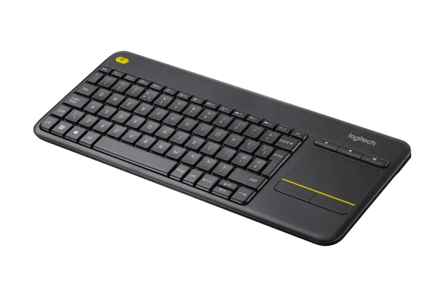 Клавиатура Logitech K400 Plus, Беспроводное, Чёрный