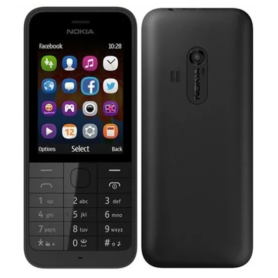 Telefon mobil Nokia 225 Dual-SIM, Negru