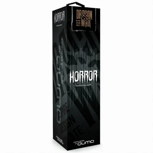 Mouse Pad pentru jocuri QUMO Horror, Small, Negru