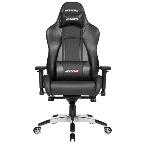 Игровое кресло AKRacing MASTERS Premium, Искусственная кожа, Угольно-Чёрный