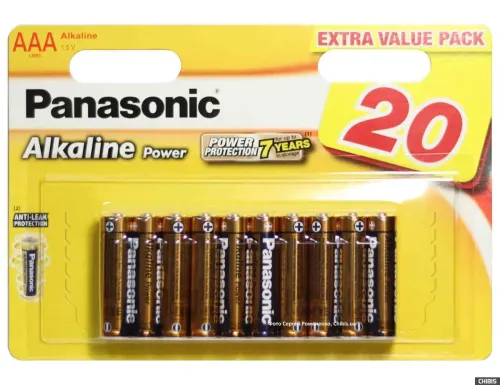 Panasonic "ALKALINE Power" AAA, Blister*20, Alkaline, LR03REB/20BW