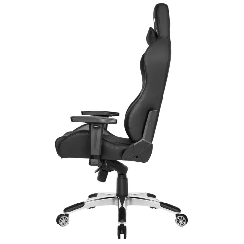 Игровое кресло AKRacing MASTERS Premium, Искусственная кожа, Угольно-Чёрный
