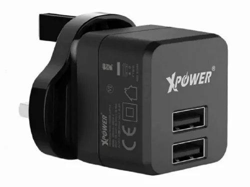 Încărcător Xpower Charger, 2USB, 2.4A, Negru