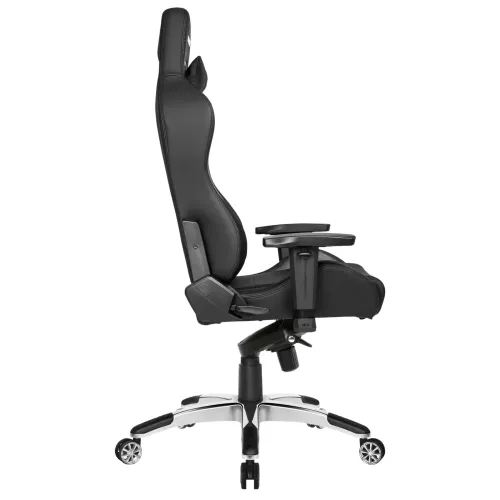 Игровое кресло AKRacing MASTERS Premium, Искусственная кожа, Угольно-Чёрный