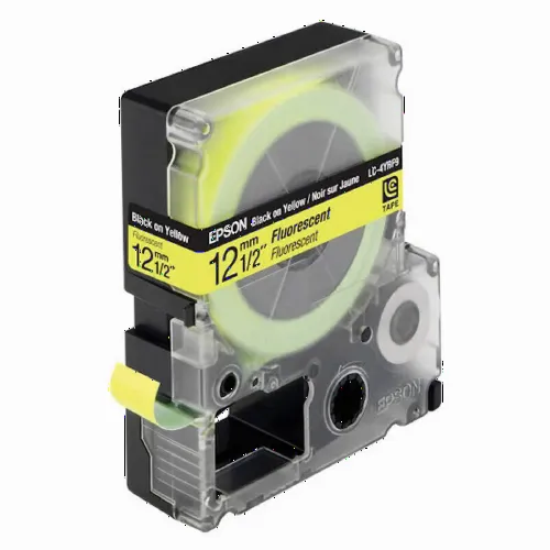 Картридж с лентой Epson LK-4YBF, 12 мм x 9 м
