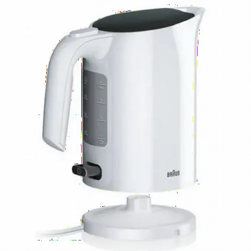 Fierbător electric BRAUN WK3000WH, Alb