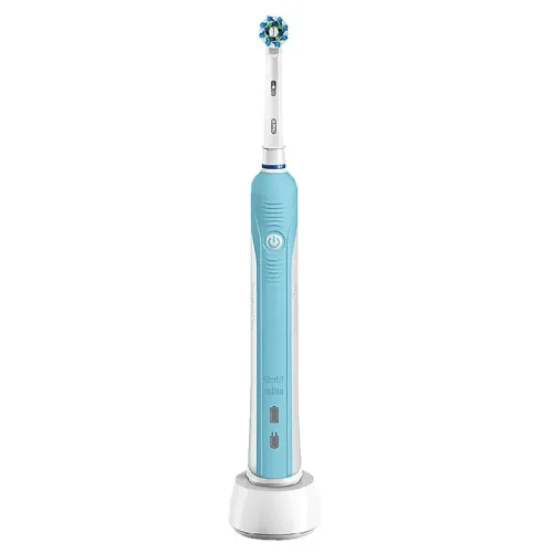 Электрическая зубная щетка Oral-B PRO 500 3D, Белый Синий