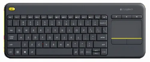 Tastatură Logitech K400 Plus, Fără fir, Negru