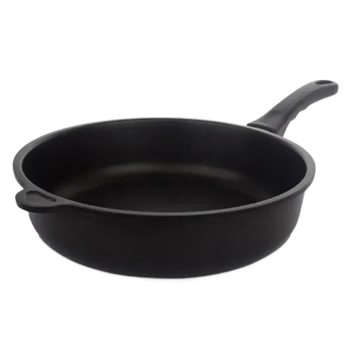 Tigaie AMT Gastroguss I-728-E, 3,8L, 28cm, Negru