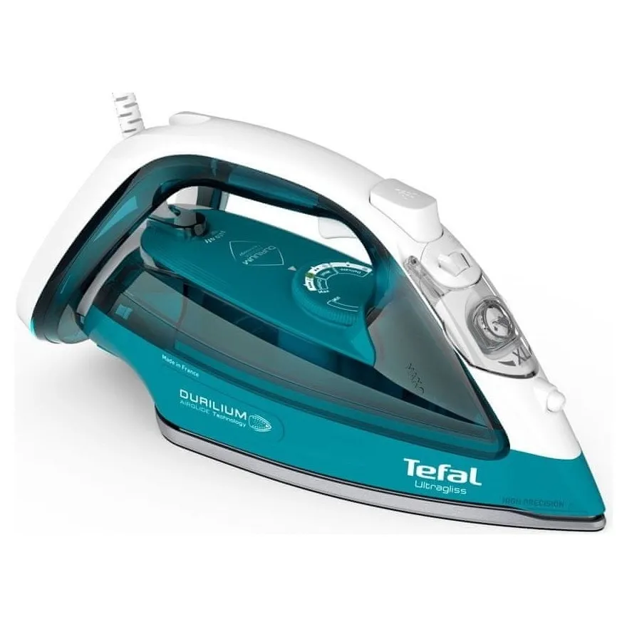 Fier de călcat Tefal UltraGliss, 2600W, Turcoaz